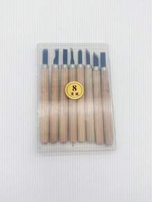 1 Set Steel & Wood Carving Tools, Handmade Woodworking Sculpture Carving Knives With Storage Box - Multicolor - View 8