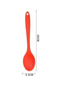 1pc/Set Large Silicone Kitchen Utensils Set - Heat Resistant, Non-Stick Silicone Cooking Utensils - Soup Spoon, Slotted Spoon, Mixing Spoon - For Cooking & Baking - Perfect Gift For New Homeowners & Students