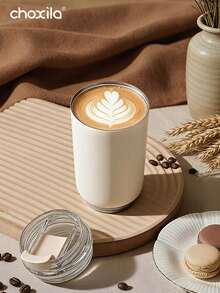 choxila 1 buah Mug Kopi Berinsulasi Stainless Steel 350ml, Dapat Digunakan untuk Minuman Panas dan Dingin, Mug untuk Pasangan, Cocok untuk Rumah, Kedai Kopi, Mobil, Portabel, Cocok untuk Penggunaan di Kelas/Luar Ruangan, Perlengkapan Penting Musim Dingin - Cangkir - View 6
