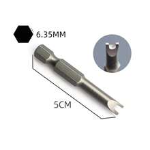 5Pcs Special-Shaped Screwdriver Set 50mm U-Shaped Y-Type Triangle Inner Cross Three Points Screwdriver Bit Tool - Multicolor - View 7