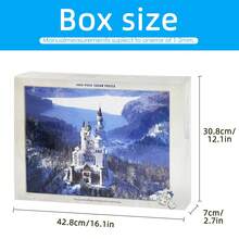 TOMAX 4000片成人风景建筑拼图，德国城堡装饰画，高难度手工拼装玩具，圣诞节和生日礼物