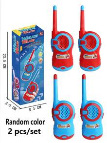 2 st walkie-talkies för barn, trådlös föräldra-barn-intercom, utomhusleksaker, julklapp för barn - Multifärgad - Visa 15