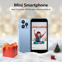 3G Mini Smartphone , Mini Phone ,3.0'' HD Touch Screen World's Smallest Phone 1000mAh Battery, Dual SIM Slots ,Little Mobile Phone With Face ID Pocket Cellphone 2GB+16GB Best Backup Phone, Creative Gift. - 粉色 - 查看 7