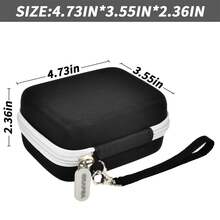 ALKOO Estuche de cámara digital compatible con CAMKORY/Pixpro/VAHOIALD/DSCW800 830/PowerShot 180 190. Estuche de almacenamiento para accesorios de cámaras para vlogging - Solo caja (sin cámara) - Negro - Ver 5