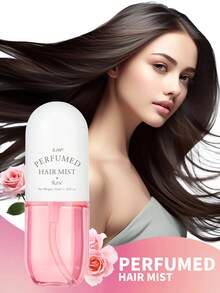 香氛护发喷雾 - 7 种香味可选，持久留香，专为女性和女孩设计，令秀发亮泽柔顺，纯素配方，无动物实验，1.18 液盎司