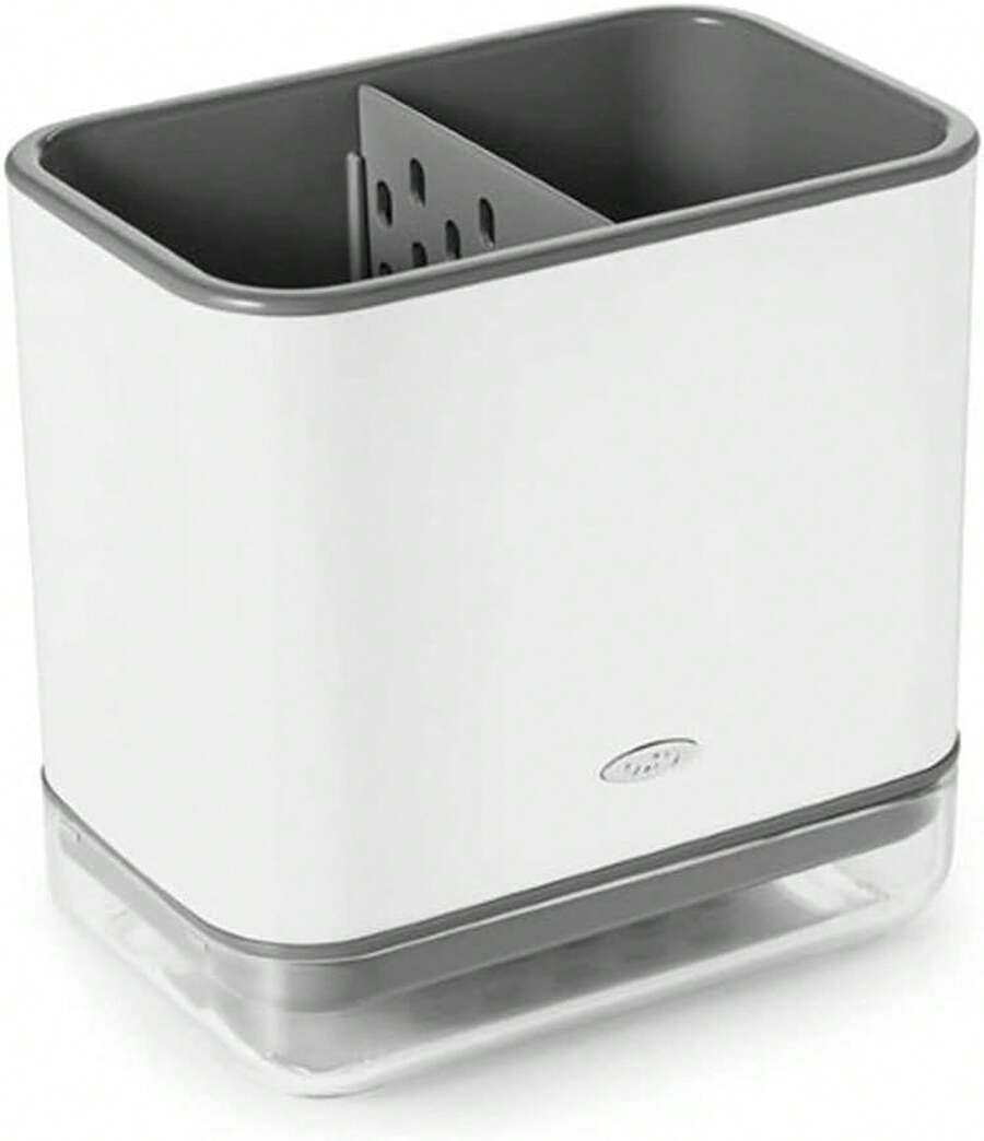 Good Grips - Organizador de Lavabo, Color Blanco - Acero Inoxidable - Ver 1