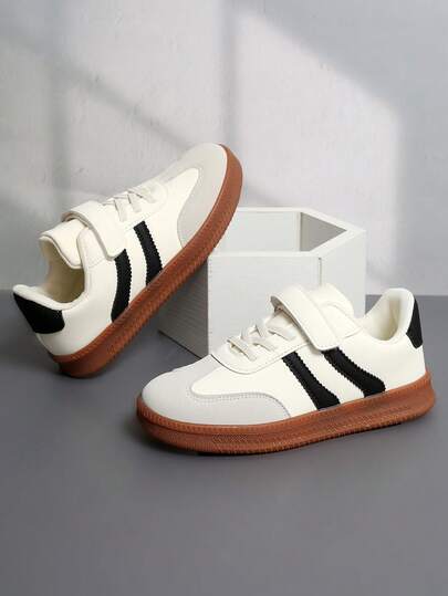 1双时尚系带女童训练运动鞋，适合返校季，春秋季学生鞋。