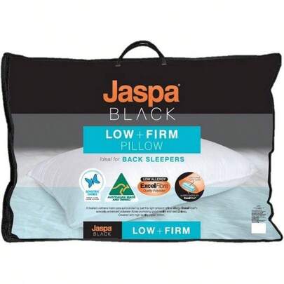 Low And Firm Pillow, White, 1 Count Pack Of 1