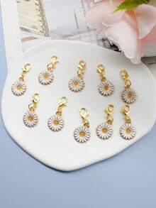 Brelocuri cu flori 5/10/20 buc, potrivite pentru cadouri, portofele, rucsacuri, rucsacuri și genți de mână, diverse culori, catarame pentru drumeții, cadouri de Ziua Recunoștinței