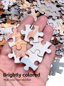 Puzzle w kształcie serca, 75/80 elementów, gra logiczna, spersonalizowana układanka, prezent dla męża/żony, prezent na walentynki, prezent dla niego/niej, odpowiednie dla dorosłych, rodzin, par, spersonalizowany prezent, spersonalizowana układanka ze zdjęciem, prezent dla niego/niej, rodziny, przyjaciół - Biały - Zobacz 8