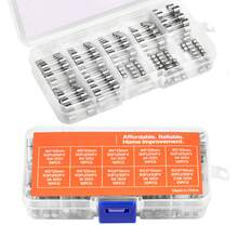Fast-Blow Glass Fuses Assortment Kit, 120 Pcs 125 Volt, 5 X 20 Mm 1A 2A 3A 4A 5A 8A 10A, 3.6 X 10 Mm 2.5A 3A 5A Tube Fuses, Suitable For Electrical Boxes, LED Strips, Electronics, Appliances - 120-piece Set - View 8