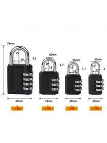 Zinc Alloy Combination Padlock, High Quality Combination Padlock, Suitable For Any Place Such As Home, Gym, Etc.