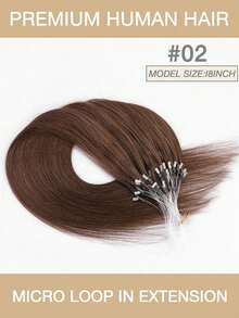 Extensions de cheveux humains - Dark Brown - Voir 2
