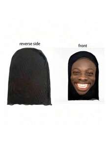 1pc 3D Full Face Mask/Christmas/Masquerade/Performance/Prank/Balaclava, Fits All, Easter, Theme Party, April Fools, Stage Performance, Prank, Thanksgiving, New Year Gift, Product Is Based On Actual Item Received