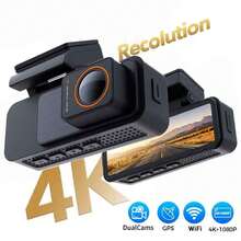 4K/2160P Car Wireless Dash Cam Camera WiFi GPS Video Recorder DVR View 140° Night Vision Front And Rear - X30 - View 1