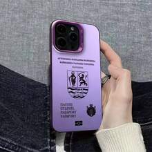 Funda de Teléfono Vojvodina Passport para 17,16,15,14,13,12,11,Pro,Max,Plus, Cubierta Mate Colorida a Prueba de Golpes - z8 - Ver 10