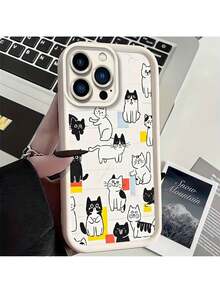 Estuche de TPU hermoso, resistente a los impactos con cobertura completa de la lente para for  16 Plus - Multicolor - Ver 3