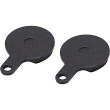 2pcs Pastillas de Freno de Disco de Bicicleta Pastillas de Freno de Bicicleta de Montaa Redondas de Resina Y Semi Metlicas - 1 - Ver 2