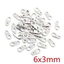 50pcs No Fade Stainless Steel Small Charms Pendant Craft DIY Bracelet Necklace Chains Pendant Ends Jewelry Making Findings Accessories - Steel - View 28