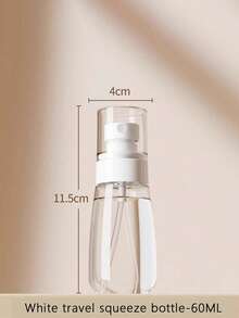 1pc 60ML Fine Mist Spray Bottle, Face Mist Refillable Travel Atomizer - Multicolor - View 8