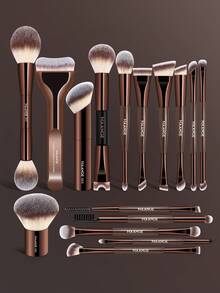 MAANGE 4/6/8/16/38Pcs Professional Facial Makeup Tools Set,With Facial Double-Ended Makeup Brush Set,Bevel&Taper Foundation Brush Contour Brush Blush Brush Powder Brush Eyeshadow Brush Concealer Brush Highlight Brush Smudge Brush Makeup Sponge Accessories,Powder Puff Accessories,Cosmetic Bag Storage Case ,Multifunctional Ultra-Soft Makeup Tools,Using Soft Fibers And Gentle On The Skin,Portable Set For Travel,Gift For Women&Girls,Brush Set,Makeup Brush Kit,Make Up Brush Set,Make Up Set Complete,Makeup Brush Set,Complete Makeup Kit,Brush Kit,Brushes Makeup Set,Makeup Gift Set - Coffee Brown - View 17