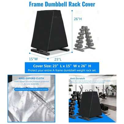 Dumbbell Rack Cover, A - Frame Dumbbell Rack Cover, Home Gym Compact CPA Dumbbell Racks, A - Frame 6 - Storey Dumbbell Racks, Dumbbell A - Rack Cover Cover Only