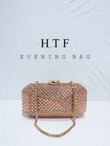 Rhinestone Clutches Luxury Diamond Wedding Purse Crystal Dinner Handbags Designer Party Bags Women's Party Dinner Bag Sparkling Cloud Shiny Diamond Bags