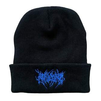 Men's Windproof Warm Breathable Black & White Knitted Beanie Hat Men's Winter Clothing