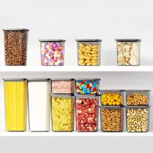 Storage Container Sets - 26 parçalı gri set - Görünüm 4