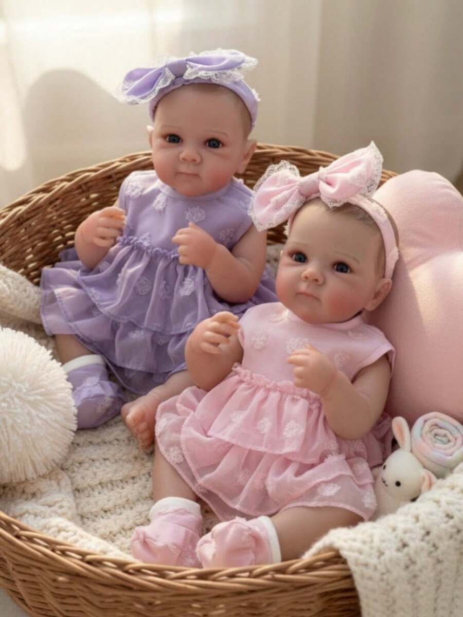 Bettie Doll head 1-4 18英寸全身柔软重生娃娃贝蒂女孩，拥有逼真的彩绘头发，新生女婴玩具，收藏礼品