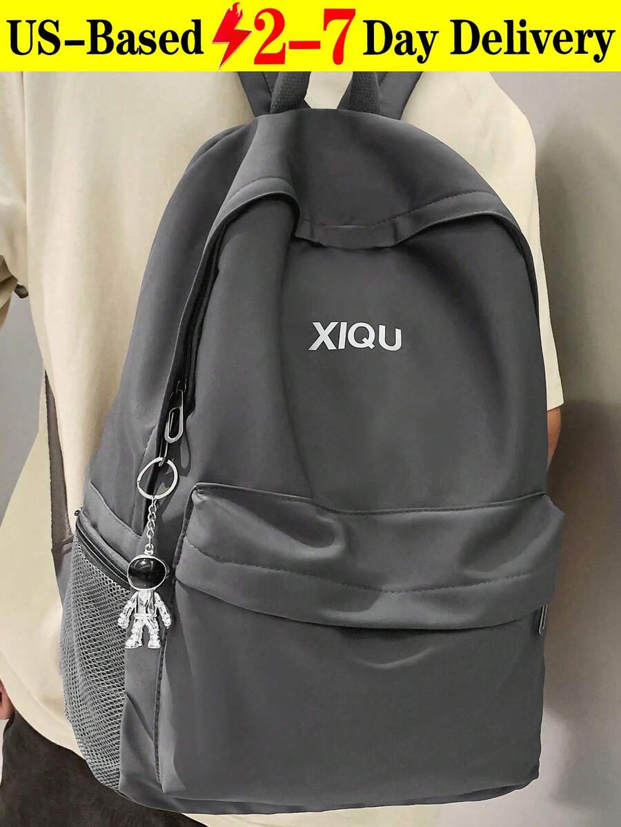 New Men's Classic Retro Canvas Nylon Multi-Functional Backpack, Autumn/Winter New Men's Functional Backpack, Large Capacity Travel Backpack, Multi-Functional Stylish Daily Backpack, Multi-Pocket Lightweight And Practical Bag, Large Capacity Simple Schoolbag, Convenient Schoolbag, Can Accommodate A 15.6-Inch Laptop Bag. Campus Casual Stylish Color-Blocked Simple Backpack, University Bag, Dad's Schoolbag, Student Schoolbag, Multi-Functional Schoolbag, Can Hold Books And School Supplies, Men's Vacation Backpack, Travel Essential Large Capacity Bag, Student Life Essential, Men's Must-Have Schoolbag, University Schoolbag, Back-To-School Supplies, Schoolbag, University Schoolbag, Large Capacity Bag, Multi-Pocket Lightweight Travel Bag, Large Capacity Simple Schoolbag, Convenient Schoolbag. Stylish Backpack. Men's Portable Classic Retro Canvas Backpack. - 彩色 - 查看 1