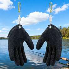 Fish-Gripping Gloves For Men Puncture-Resistant & Waterproof Saltwater Fishing Summer Angling Lure Fishing Professional Fishing Gear Cut-Resistant & Slip-Resistant