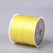 50米彩色扁平弹力线，0.8毫米手链绳，串珠线，用于珠宝制作，水晶DIY弹力绳，项链及各种DIY珠宝 - 彩色 - 查看 38