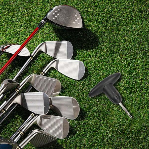 Golf Driver Wrench Black Golf Wrench Tool Handheld Replace Adjustment Golf Handle Wrench Adapter For Golf Club Driver