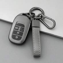 适用于2022-2023款思域、雅阁、CR-V、HR-V、Pilot的高品质TPU钥匙扣保护套 - 耐用汽车配件 - 鈦金灰 - 查看 11