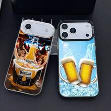 Fashion C-Corona Extra Beer Phone Case Covercompatible With  11-17 Air Pro Max Colorful Plated Anti Slip Anti Fingerprint Protector,Covercompatible With  17 Case,  17 Pro Case,  17 Pro Max Case - Z11 - View 3
