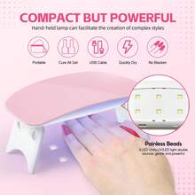 Acrylic Nail Kit For Beginners With Everything Nails Kit Acrylic Set With Drill And U V Light Professional Glitter Powder Decorations Rhinstones DIY Gifts For Women - Bộ móng Acrylic - Xem 5