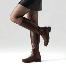WEIDE Women Mid-Calf Boots - 棕色 - 查看 13
