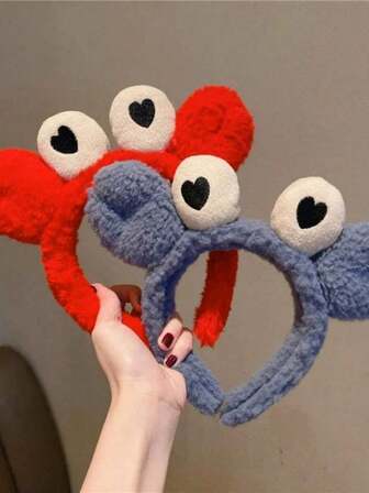 1pc Lovely Fleece Crab Cartoon Hair Hoop For Women Girls Shopping Face Wash Performance Photograph Headband Cute Princess Hairbands,Stocking Stuffers,Stocking Fillers,Stocking Stuffers For Women,Stocking Fillers Women,Christmas Gifts,Gifts,Christmas Stocking Fillers,Gifts For Women,Gift,Christmas Gift,Stocking Stuffers For Adults,Stocking Fillers For Adult,Hair Stuff,Women's Accessories,Stocking Stuffer,Coming-Of-Age Hair Accessory,Christmas Hair Accessories,Gift Ideas For Women,Beauty Stocking Fillers,Christmas Gifts For Women