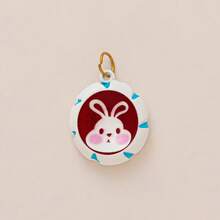 1 szt. Modny, uroczy wisiorek z królikiem, kotem, ptakiem, motylem, kwiatem, krewetką, ze stali nierdzewnej platerowanej 18-karatowym złotem, odpowiedni do biżuterii DIY, naszyjnika, bransoletki, kolczyka, breloka, akcesoriów do torebek, biżuterii damskiej, akcesoriów do portfela, małej zawieszki, akcesoriów DIY ze stali nierdzewnej - Wielokolorowe - Zobacz 15