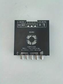 2.1声道HT21数字功率放大器模块TDA7498E高低频汽车音响放大器 - 彩色 - 查看 12