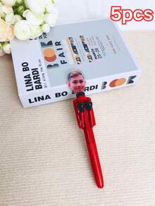 1/3/5pcs Personalized Boxing Themed Creative Interactive Stress Relief Pen, Push-Button Stress Relief Ballpoint Pen, Customizable Portrait Funny Gift. Suitable For Back To School Season, School Supplies, Unique Back To School Gifts, Printable Photo Pen | Creative Learning Desk Supplies, School Gifts, Teacher's Day, Back To School Season, Stress Relief Pen - Multicolor - View 25