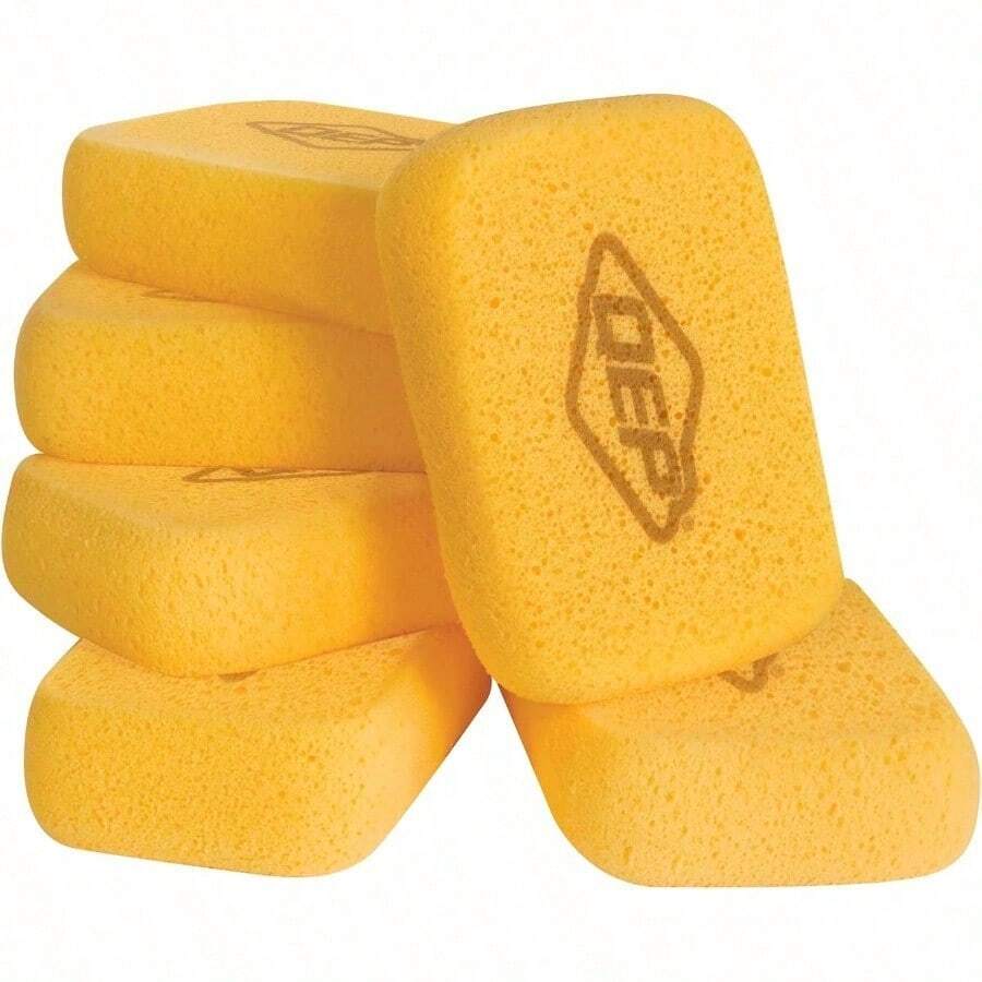 Esponja de limpieza de huecos de azulejos amarillos extra grande (pack de 6 piezas) 19.05x13.97x5.08cm - amarillo - Ver 1