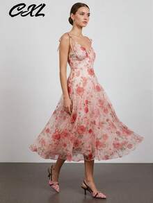 أحذية نسائية ذات كعب عالي وأصبع مدبب مع إبزيم، تطريز زهري رجعي وأشرطة خلفية، أحذية رسمية مريحة للنساء