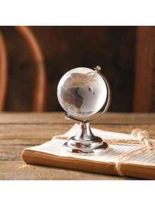 Miniature Glass Globe Table Ornament Decoration 6cm - 12cm - 銀色 12厘米 - 查看 4