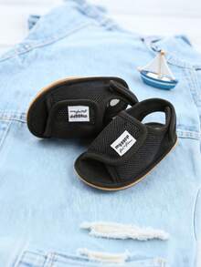 Infant Boys Girls Sandals Premium Infant Summer Outdoor Shoes Soft Anti-Slip Sole Toddler Prewalker,0-3 6-12 12-18 Months - Black - View 3