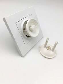 插座盖、法式防触电插座盖、电源插头保护套、插座盖、电源插座安全帽、防触电插座盖、安全插头保护套、防触电插头、带隐藏式把手的安全电源插座盖、三脚防触电电源插头、北美标准电源插座盖、绝缘保护插头 - 彩色 - 查看 6