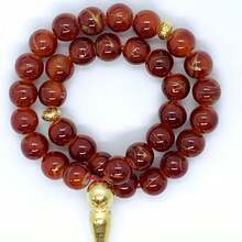 1pc 10mm Tassel Style Rosary Beads 33pcs Prayer Beads Tasbih Bracelet, Simple & Casual, Suitable For Muslim Men Daily Wear - Multicolor - View 2