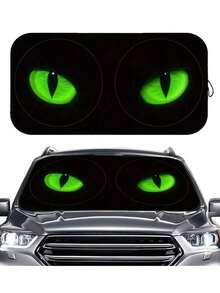 2025 Car Windshield Sun Shade, Foldable Windshield Cover, Blocks UV Rays, Keeps Vehicle Cool, Suitable For Cars & SUVs