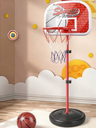 Basketball Stand, Adjustable, Basketball Stand Toy, Indoor And Outdoor, Shooting Circle Training, Outdoor Sports Toy